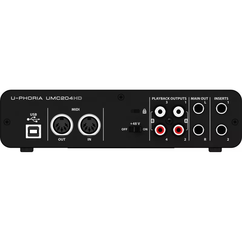 Papildoma muzikos įranga Behringer UMC204HD