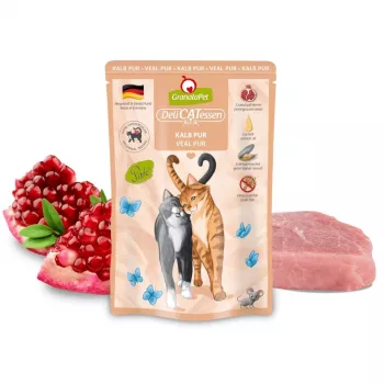 Šlapias ėdalas katėms Fox4Pets DeliCATessen Veršiena 85 g – pilnavertis grūdų neturintis ėdalas suaugusioms katėms