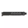 PNY NVIDIA T1000 4GB GDDR6 žemo profilio vaizdo plokštė, 4x Mini DisplayPort (VCNT1000-SB)