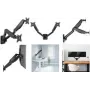 Logilink – TV laikiklis dviem ekranams (dujinė spyruoklė) – plastikas, aliuminis, plienas – juoda – 43,2–81,3 cm (17–32 col.) – sieninis laikiklis (BP0146)