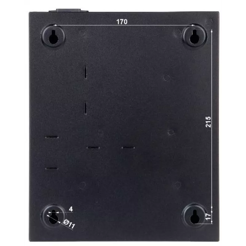 Prieigos valdiklis Hikvision DS-K2801 Juodas 237x285x69mm