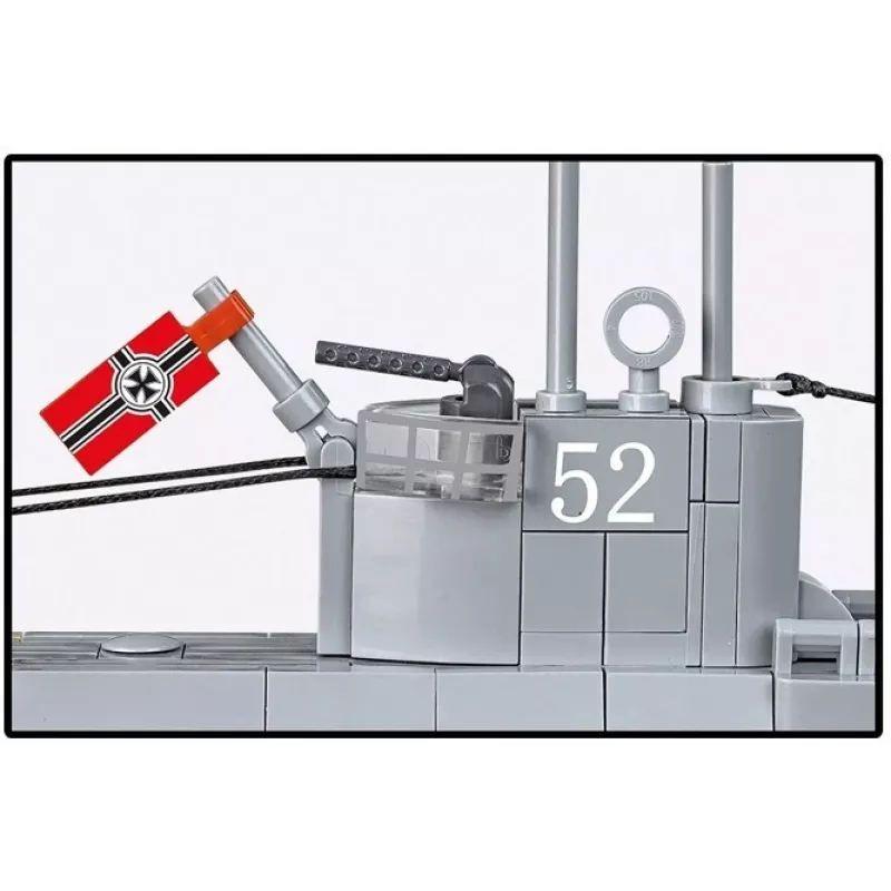 Konstruktorius Cobi U-Boot U-52 – 474 detalių modelio rinkinys