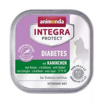 Animonda Integra Protect Diabetes Rabbit šlapias pašaras katėms su triušiena 100 g