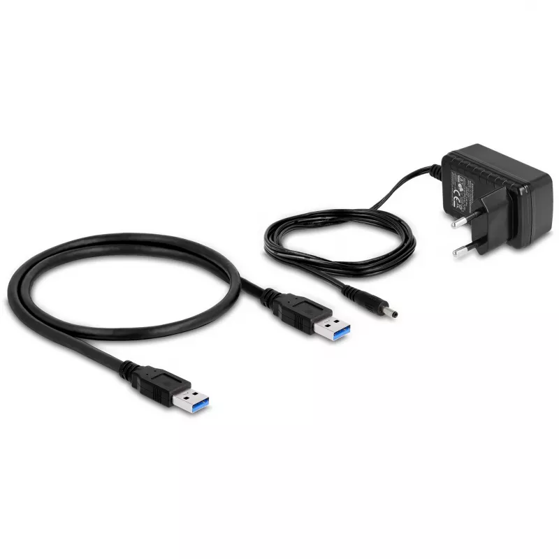 DeLOCK USB 3.2 Gen 2 šakotuvas, 4× USB-A duomenų prievadai + 1 greito įkrovimo prievadas, 10 Gbps, metalinis korpusas