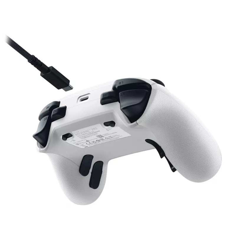 Žaidimų pultas Razer Wolverine V3 Pro baltas USB Analoginis PC Xbox Series S X