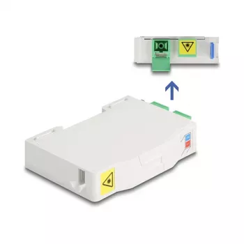 Optinio pluošto jungiama dėžutė DeLOCK 85935 SC Simplex balta