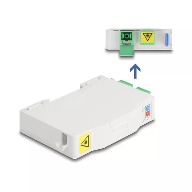 Optinio pluošto jungiama dėžutė DeLOCK 85935 SC Simplex balta