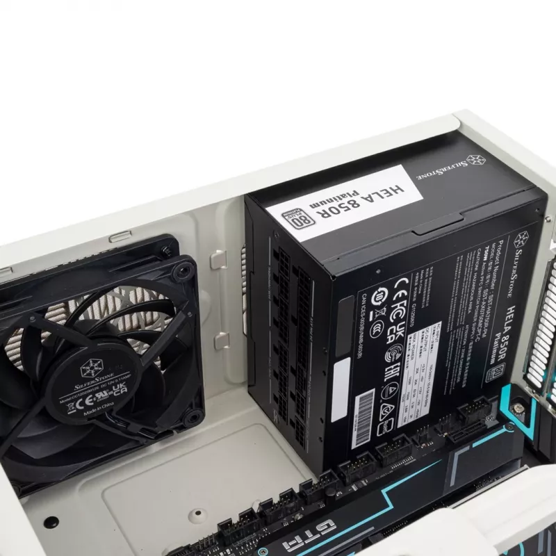 Kompiuterio korpusas Silverstone SST-FLP01W HTPC baltas