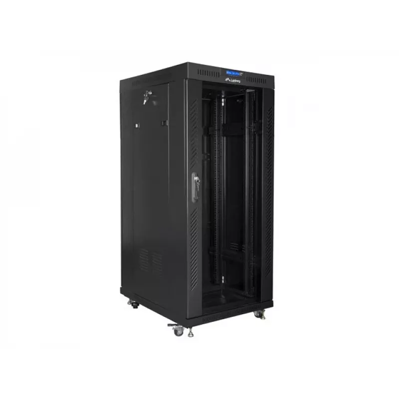 Stovimas 19 inch serverio stovas Lanberg FF01-8822-12BL 22U juodas 800 kg
