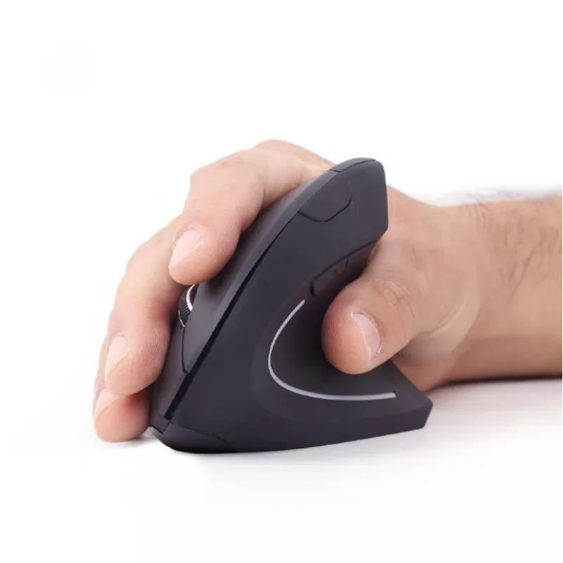 Gembird MUSW-ERGO-01 belaidė ergonominė pelė, RF, optinė, 1600 DPI