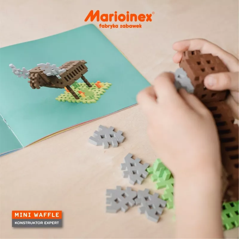Marioinex Mini Waffle kaladėlių konstruktorius Constructor Expert, 501 vnt.