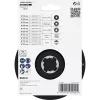 Šlifavimo pagrindas Bosch X-LOCK SCM 115 mm Velcro su centravimo kaiščiu 2608601723 kampiniams šlifuokliams