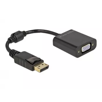 Adapteris DisplayPort 1.2 vyriškas į VGA moterišką DeLOCK 61006