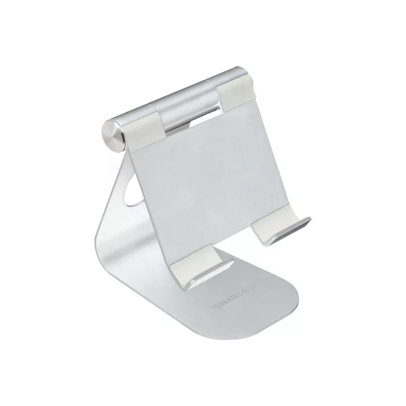 TERRATEC iTab M – stovas telefonui / planšetei – aliuminis – sidabrinis – ekrano dydis 8,8–25 cm (3,5–10 col.) – stalinis stovas (219728)