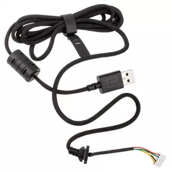 Laidinė žaidimų pelė Endgame Gear XM1 Flex Cord 2.0 – juoda