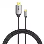 Vention CRBBH USB-C į HDMI laidas — 2 m, 4K@60Hz, juodas