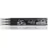 Pilot rašiklių pildymo rinkinys 3x Frixion juoda (BLS-FR7-B-S3)