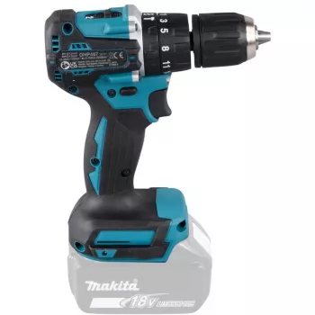 Gręžtuvas Makita DHP487Z 1700 RPM, be rakto, 1,4 kg, juodas/mėlynas