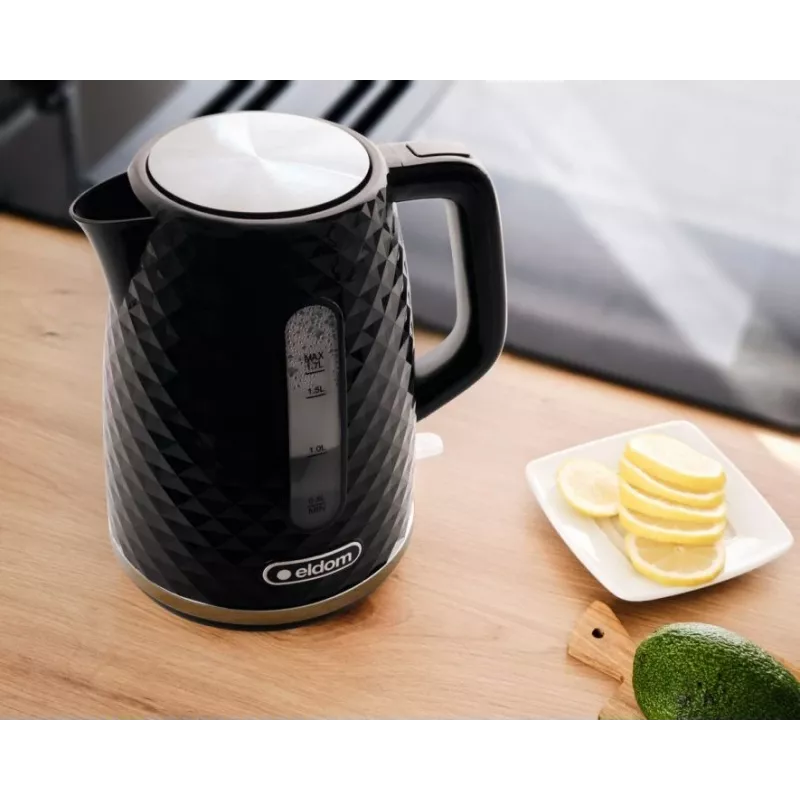 ELDOM ELLI virdulys, 1,7 l, 2200 W, juodas, Strix