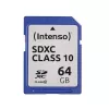 INTENSO atminties kortelė SDXC 64GB C10 3411490