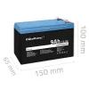 Baterija LiFePO4 12.8V 9Ah 115.2Wh