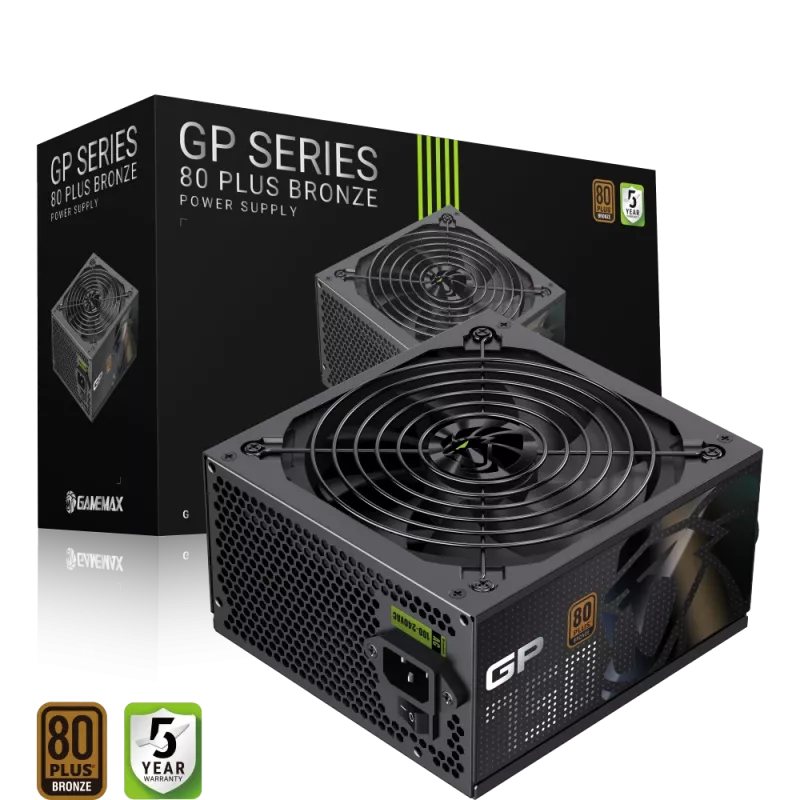 Gamemax GP 750B maitinimo blokas, 750 W, 80 PLUS Bronze