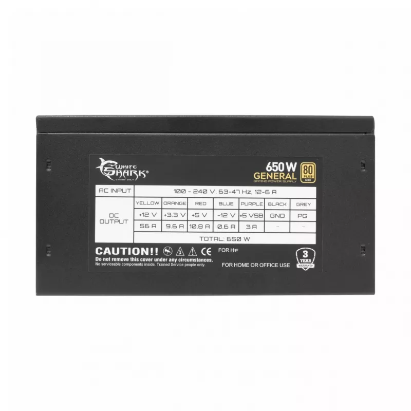 Maitinimo blokas White Shark GPSU-G650M 650W