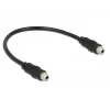 Audio ilginimo laidas 3,5 mm DeLOCK 85115 0,25 m juodas