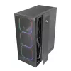 Korpusas TACENS MARS MC‑NEBULA Midi Tower su grūdintu stiklu, keturiais 120 mm aRGB ventiliatoriais, palaiko ATX, vaizdo plokštę iki 30,2 cm