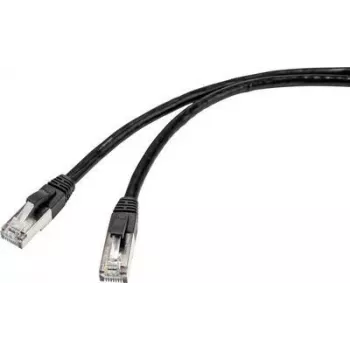 Renkforce RF-4538200 tinklo kabelis juodas 15 m Cat6a S/FTP (S-STP) (RF-4538200)
