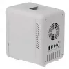 Mini šaldytuvas Adler AD 8084G – kompaktiškas pilkas 12V/230V, 4 L talpa, nešiojamas