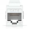UBIQUITI CAT6 KEYSTONE COUPLER, 12 vnt. pakuotė. Praėjimo CAT6 keystone jungtis, skirta sklandžiai sujungti paruoštus eterneto kabelius