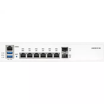 LANCOM R&S Unified Firewall UF-360 - Ugniasienė - 8 prievadai - GigE - 1U - montuojama į stelažą