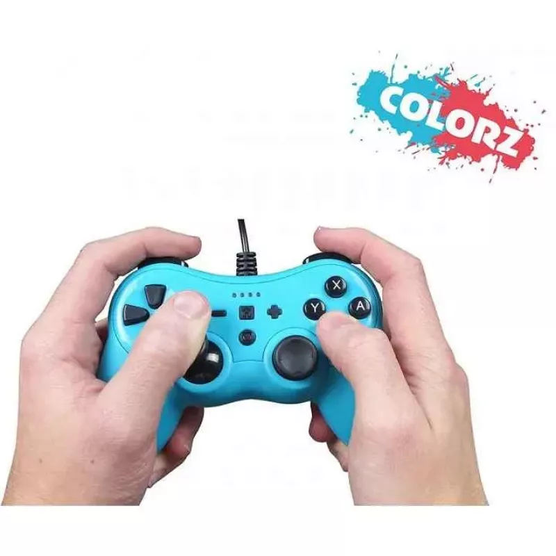 Laidinis valdiklis SUBSONIC SA5488-1 Neon Blue – skirtas Nintendo Switch, laidinis ryšys