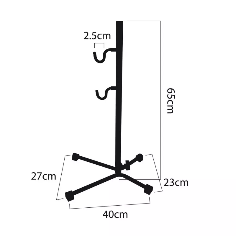 Dviratūrių remonto stovas MACLEAN MC-434, sulankstomas, 20 kg, juodas