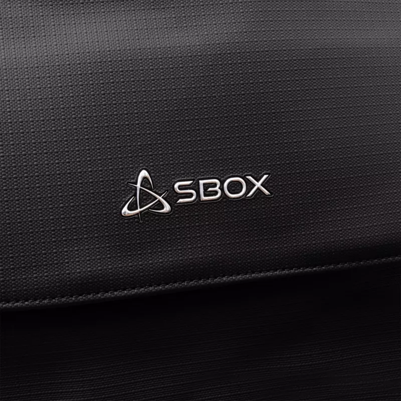Gaming kėdė SBOX Barselona BARSELONA – ergonomiškas dizainas, reguliuojamas aukštis, juoda