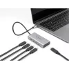 DeLOCK USB Hub 10 Gbps USB Type-C 4 prievadai PD 85W 30 cm kabelis
