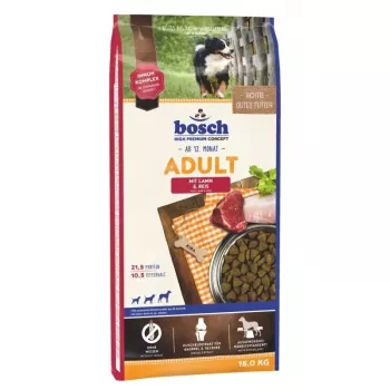 Bosch Adult su ėriena ir ryžiais ėdalas šunims, 15 kg