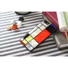 Apsauginis dėklas iKins Mondrian Black, skirtas Apple iPhone 8/7