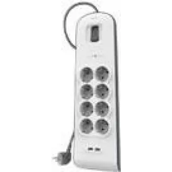 Maitinimo juosta Belkin 900J BSV804VF2M-V2 – 8 Schuko lizdai, 2 USB-A prievadai