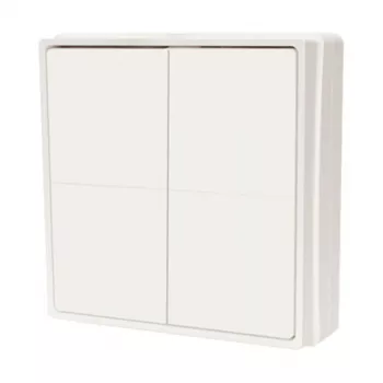 Belaidis Bluetooth jungiklis Shelly BLU Wall Switch 4 (ivory)