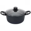 Puodas BALLARINI 75002-920-0 Apvalus Juodas Aliuminis 20 cm