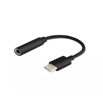 Lyties keitiklis SAVIO AK-35/B USB Type-C (3.1) vyriškas į 3,5 mm moterišką, juodas