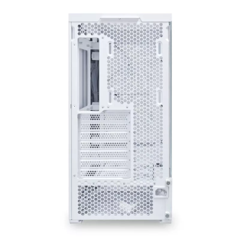 Korpusas MidiTower Lian Li LANCOOL 207 baltas, permatomas šoninis dangtis, ATX/MicroATX/MiniITX, be maitinimo šaltinio
