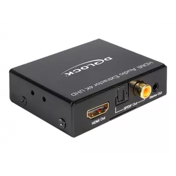 HDMI garso išskyriklis 4K, juodas