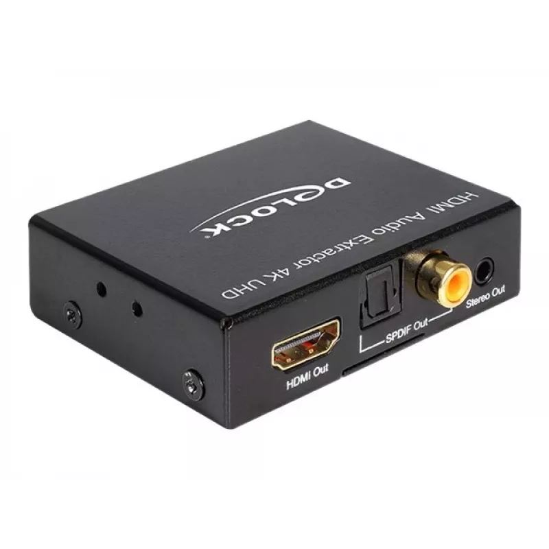 HDMI garso išskyriklis 4K, juodas