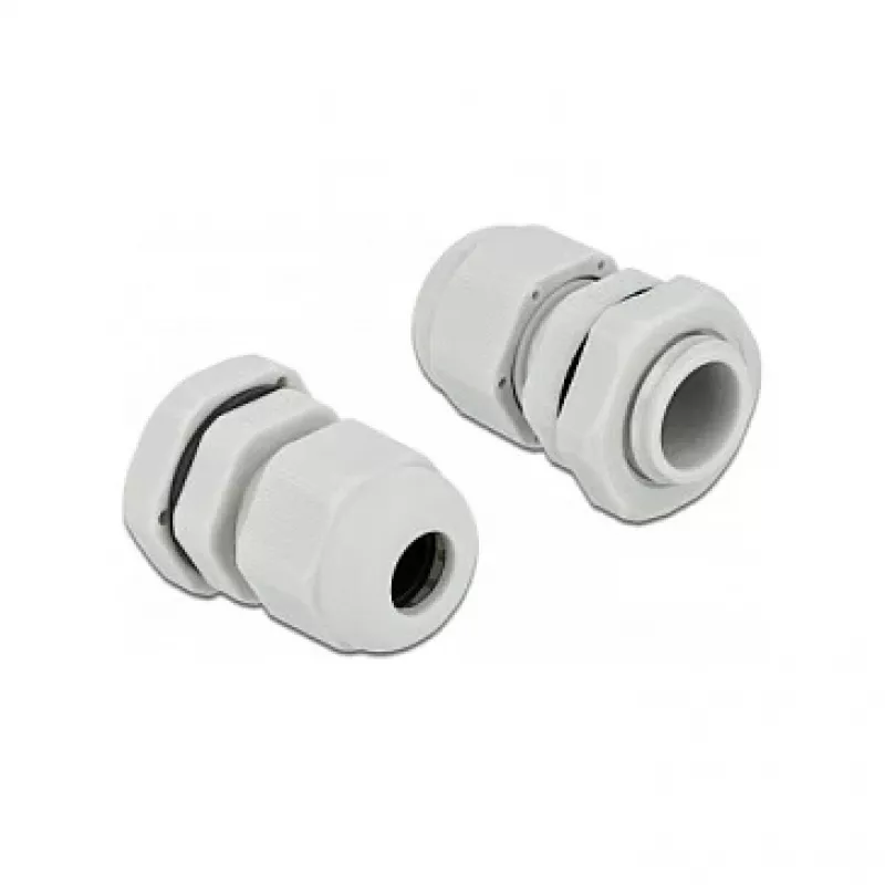 Kabelio įvadas DeLOCK 60195 pilkas plastikinis 10 vnt.