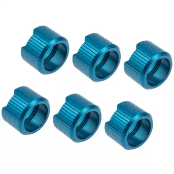 Suspaudimo žiedų rinkinys EK Water Blocks EK-Quantum Torque 6 vnt. STC 16 mėlyni