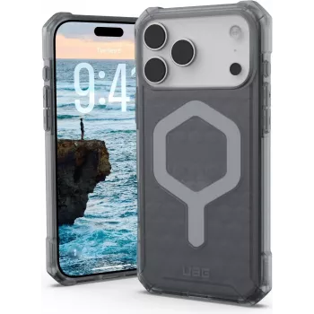 UAG Urban Armor Gear Essential Armor MagSafe Dėklas | Apple iPhone 17 Pro Max | pelenų (permatoma pilka) | 114541113131