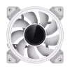 Gamemax DUAL RING INFINITY ventiliatorius korpusui | Baltas